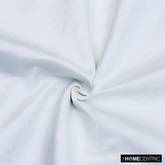 White Faux Silk Fabric By The Metre