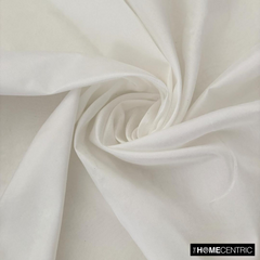 White Art Silk / Faux Silk Fabric By The Metre
