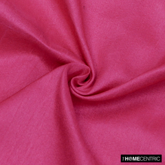 Fuchsia Pink Faux Silk Fabric By The Metre