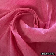 Light Fuchsia Pink Art Silk / Faux Silk Fabric By The Metre