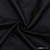 Black Faux Silk Fabric By The Metre