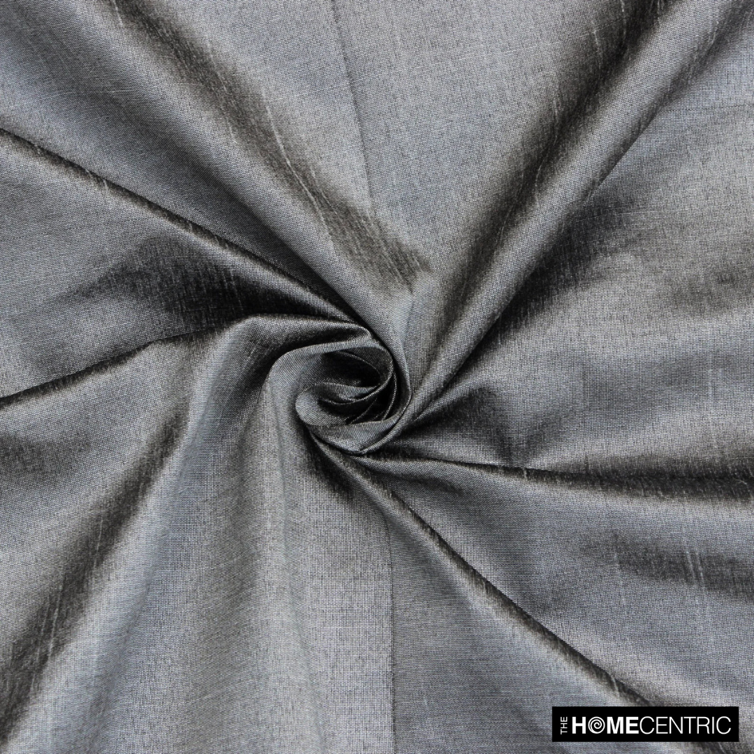 Pearl Silver Faux Silk Fabric By The Metre