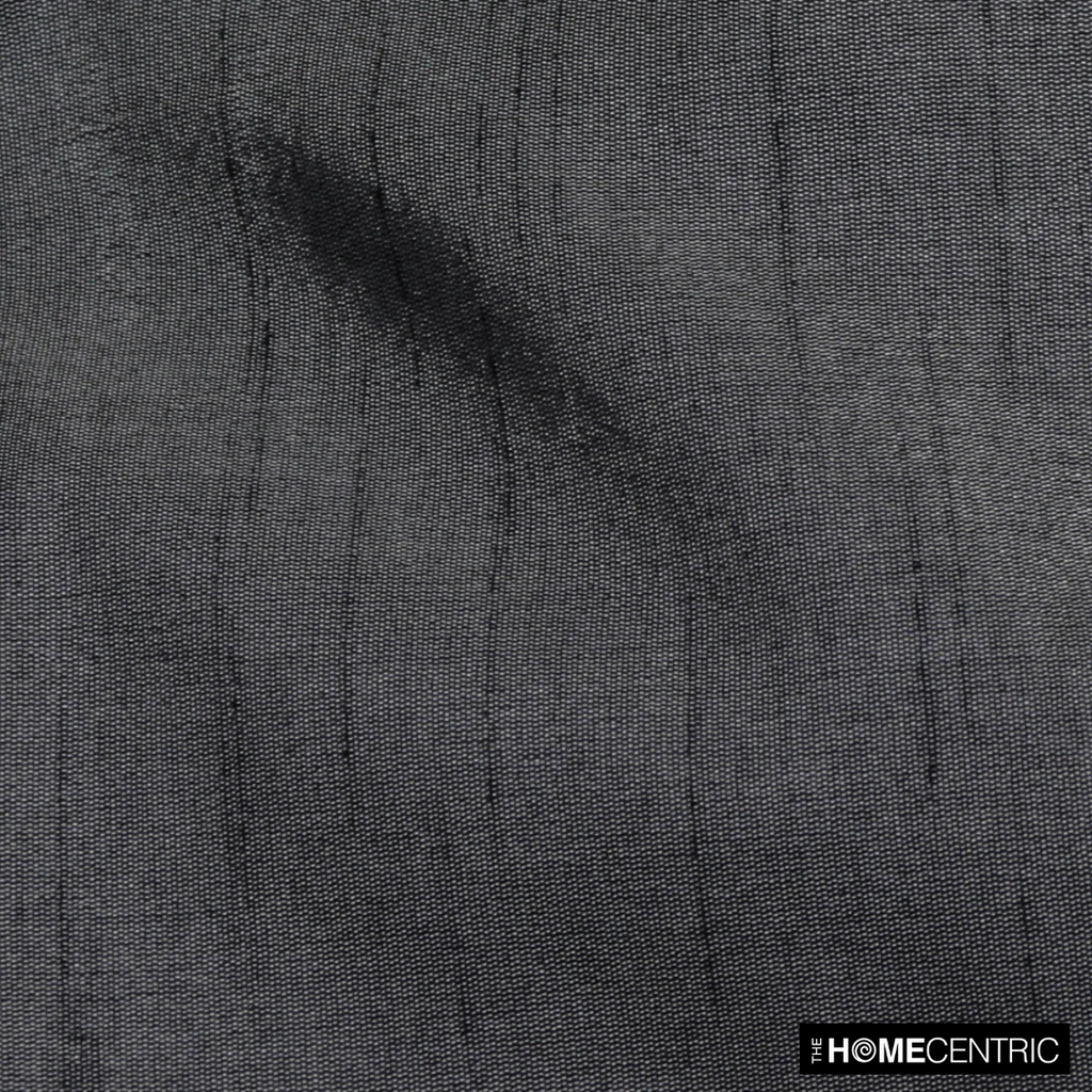 Charcoal Gray Art Silk / Faux Silk Fabric By The Metre