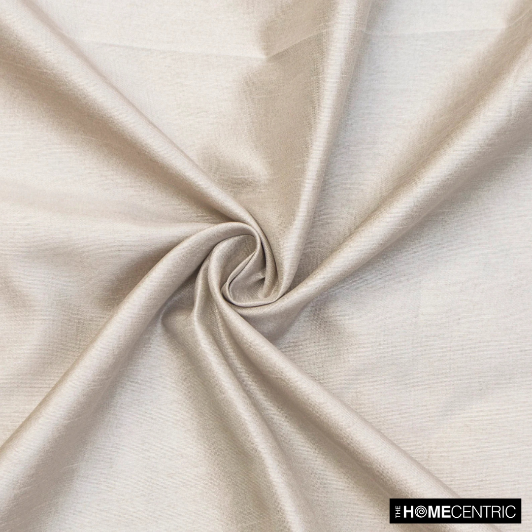 Light Pearl Gray Faux Silk Fabric By The Metre