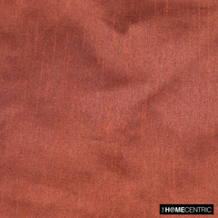 Rust Art Silk / Faux Silk Fabric By The Metre