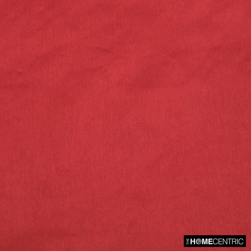 Blood Red Art Silk / Faux Silk Fabric By The Metre