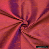 Rust And Purple Faux Silk Fabric By The Metre