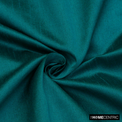 Peacock Faux Silk Fabric By The Metre