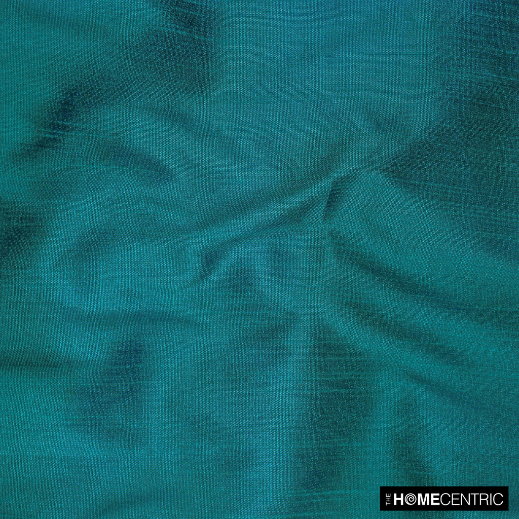 Teal Blue Art Silk/Faux Silk Fabric by the Metre, 1 Metre Blue Silk Fabric