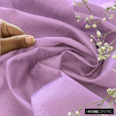 Lilac Art Silk / Faux Silk Fabric By The Metre