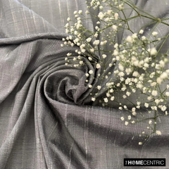 Gray Silk Dupioni Fabric By The Metre