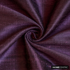 Wine Silk Dupioni Fabric By The Metre