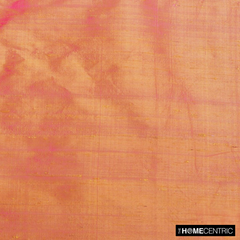Pink, Yellow Silk Dupioni Fabric By The Metre