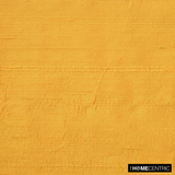 Bright Saffron Yellow Silk Dupioni Fabric By The Metre