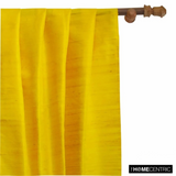 Bright Yellow Silk Dupioni Fabric By The Metre