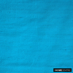 Peacock Blue Silk Dupioni Fabric By The Metre
