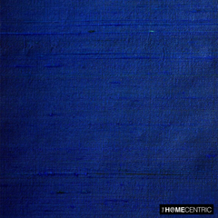 Royal Blue Silk Dupioni Fabric By The Metre
