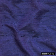 Dark Blue Silk Dupioni Fabric By The Metre