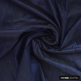 Navy Blue Silk Dupioni Fabric By The Metre