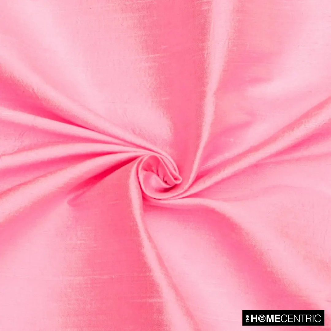 Light Pink 100% Pure Silk Fabric By The Metre