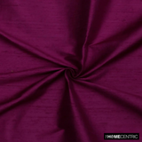 Burgundy 100% Pure Silk Fabric By The Metre