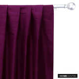 Burgundy 100% Pure Silk Dupioni Fabric By The Metre