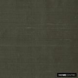 Taupe Green 100% Pure Silk Dupioni Fabric By The Metre