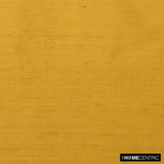 Golden Yellow 100% Pure Silk Dupioni Fabric By The Metre