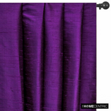 Bright Purple 100% Pure Silk Dupioni Fabric By The Metre