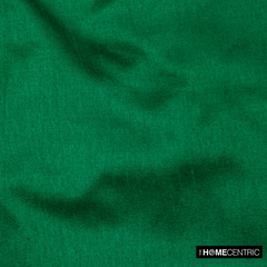 Dark Emerald Green Art Silk / Faux Silk Fabric By The Metre