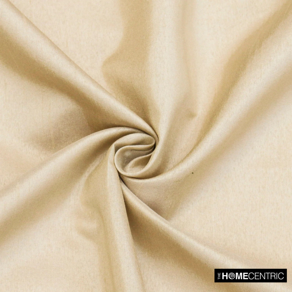 Champagne Faux Silk Fabric By The Metre