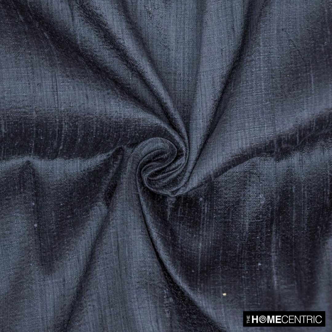 Midnight Blue 100% Pure Silk Fabric By The Metre, Pink Silk Fabric