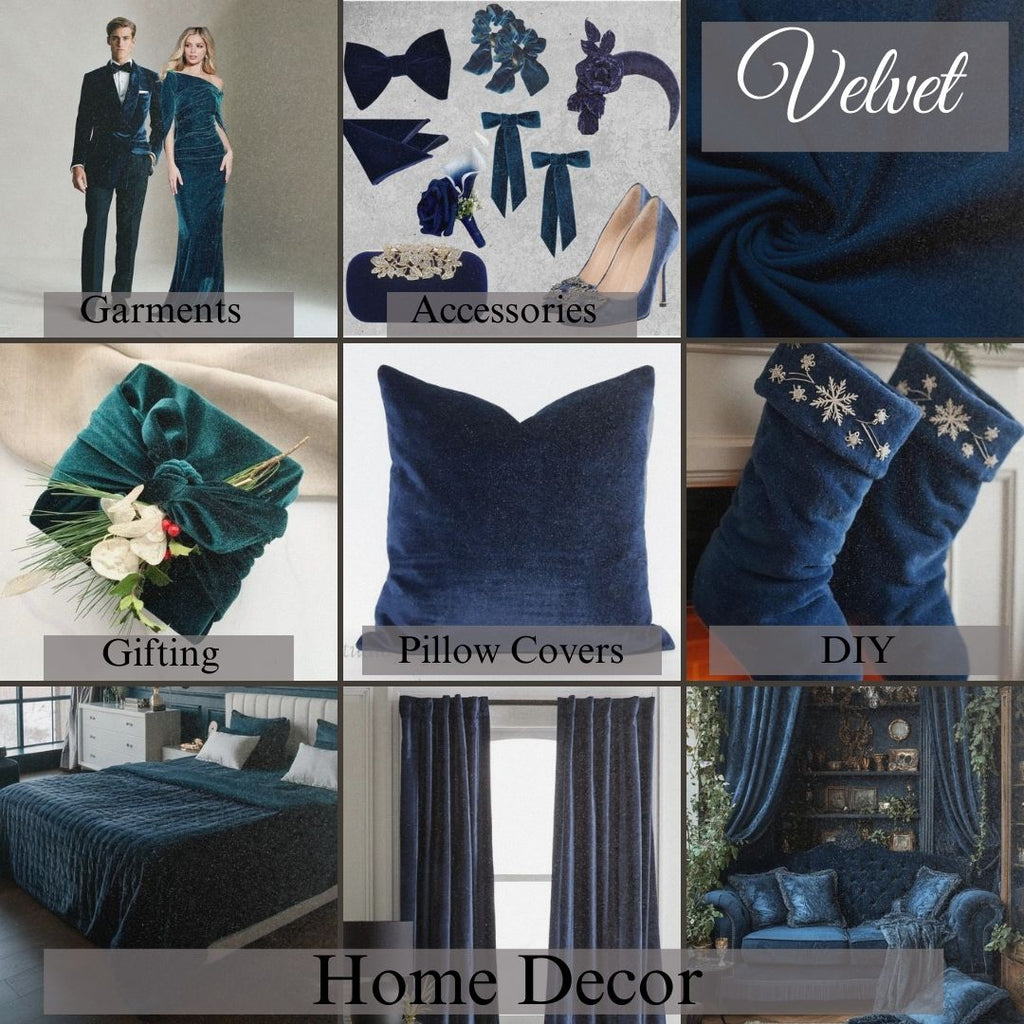 Tan High Quality Plush Velvet Fabric by the Metre, 1 Metre Brown Velvet Fabric