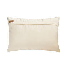 Turquoise Touchstones - Turquoise Jacquard Lumbar Cushion Cover