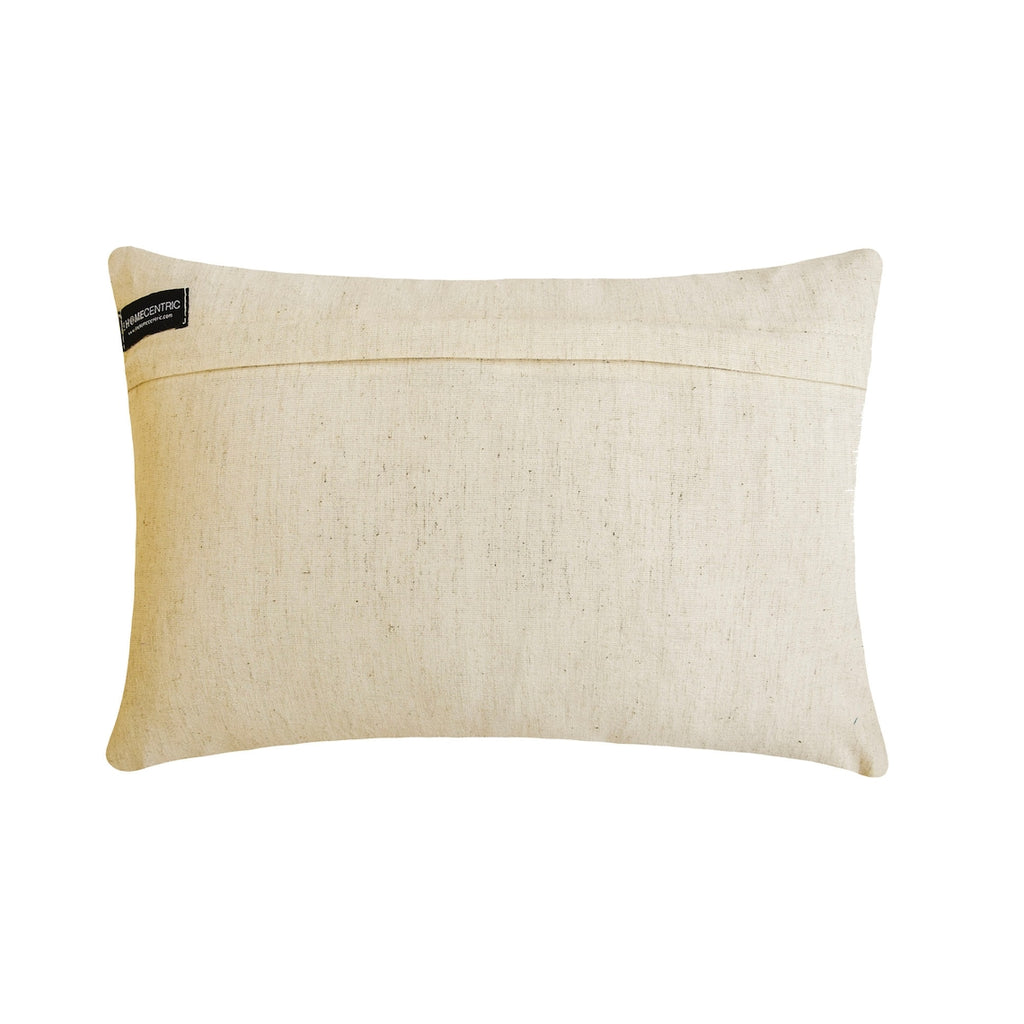 Swathe Ice - Blue Velvet Lumbar Cushion Cover