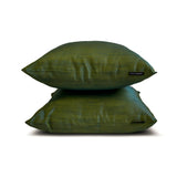 Teal And Yellow Luxury - Teal & Yellow Art Silk Throw Cushion Cover Pack of 2