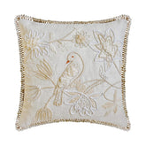 Ava White Throw Cushion Cover
