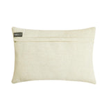 Trellis Waltz - Blue Jacquard Lumbar Pillow Cover