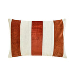 Swathe Orange Lumbar Cushion Cover