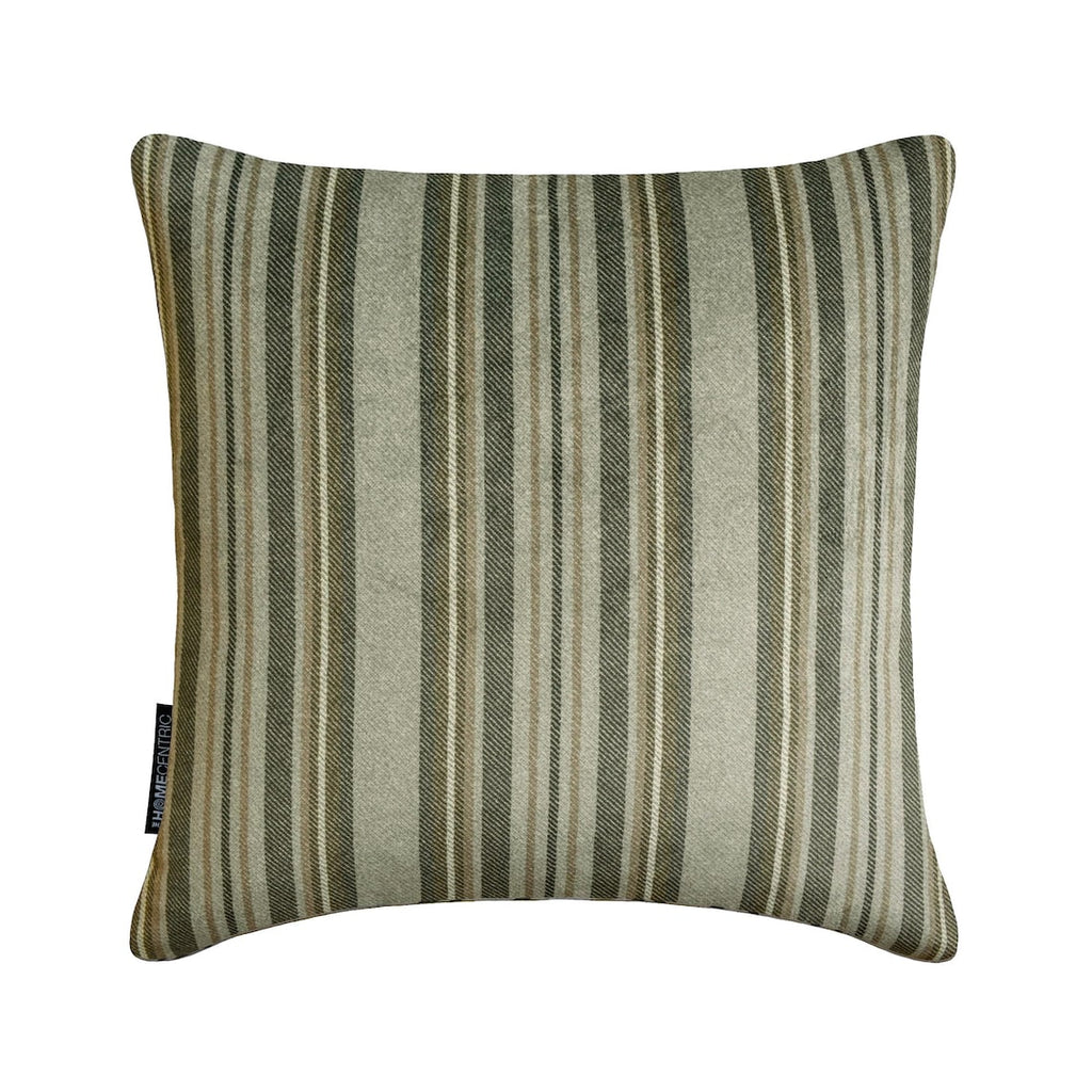 Stripe Flow Gray - Gray Velvet Stripes Throw Cushion Cover