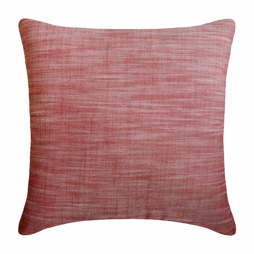 Checkmate Red - Red Cotton Decorative Throw Cushion Cover