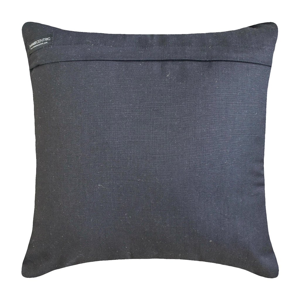 Spotted Spooks - Charcoal Velvet Decorative Throw Cushion Cover