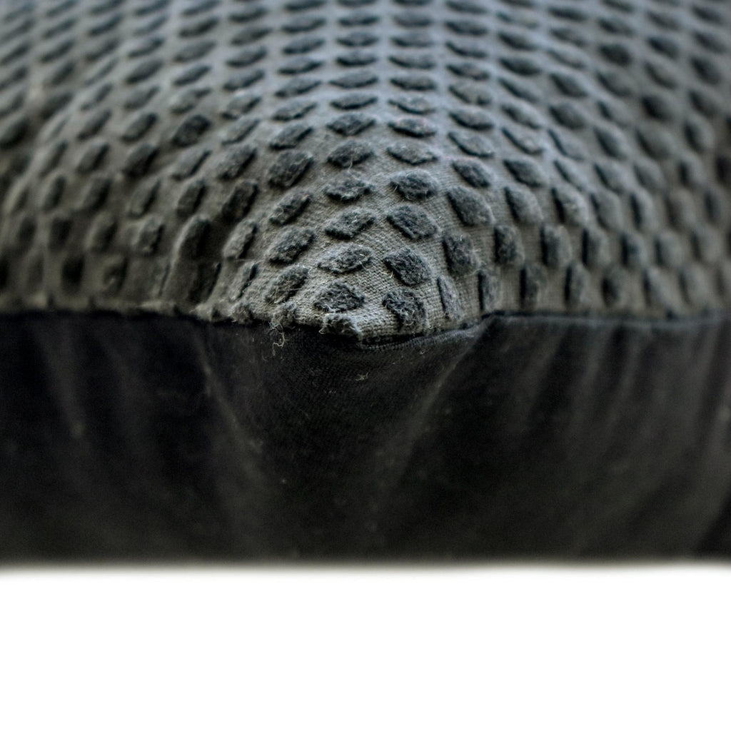 Spotted Spooks - Charcoal Velvet Decorative Throw Cushion Cover