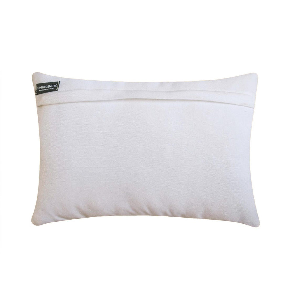 Trick Or Treat - Black & White Jacquard Decorative Lumbar  Cushion Cover