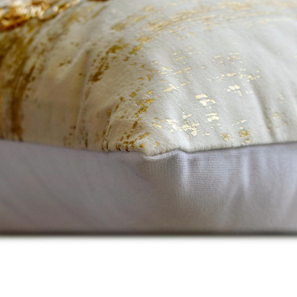 Luxe Ornament - Gold Velvet Decorative Throw  Cushion Cover