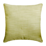 Stripe Plush Green - Green Cotton Decorative Throw Cushion Cover
