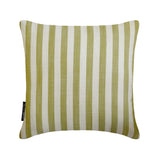 Stripe Plush Green Throw Cushion Cover
