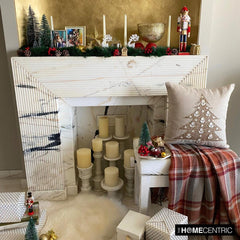 Auric Tree - Gold Linen Decorative Throw Cushion Cover