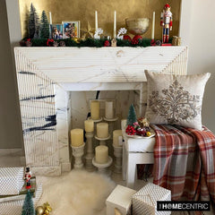 Deco Flake - Gold Jacquard Decorative Throw Cushion Cover