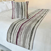 Berry Twist Decorative Bed Runner and Cushion Cover
